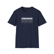 Periodic Table of Dashes T-Shirt — Grammar Nerd