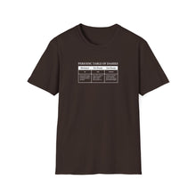 Periodic Table of Dashes T-Shirt — Grammar Nerd
