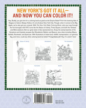 The New York State Coloring Book - Back Cover