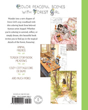 Happy Moments: Forest Girl's Coloring Book - Back Cover
