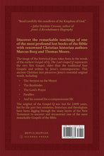 The Lost Gospel Q - Back Cover