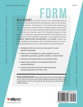 Cycling On Form - Back Cover