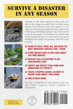 Prepper's Long-Term Survival: Countdown to Preparedness - Back Cover