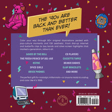 The 1990s Nostalgia Coloring Book - Back Cover