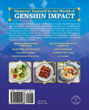 The Unofficial Genshin Impact Cookbook - Back Cover