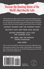 Cults: A True Crime Collection - Back Cover