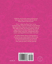 The Official Britney Spears Coloring Book - Back Cover