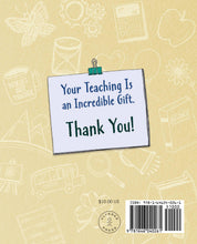 The Ultimate Teacher Appreciation Gift Book - Back Cover