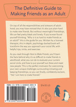 Here to Make Friends - Back Cover
