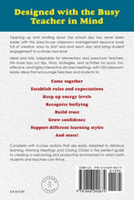Morning Meetings and Closing Circles - Back Cover