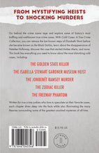 Cold Cases: A True Crime Collection - Back Cover