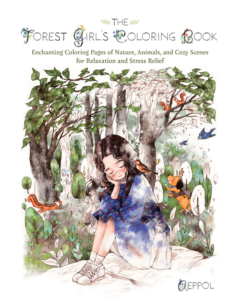 The Forest Girl’s Coloring Book