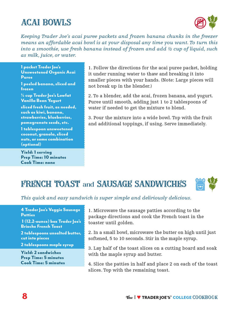 The I Love Trader Joe's College Cookbook: 10th Anniversary Edition