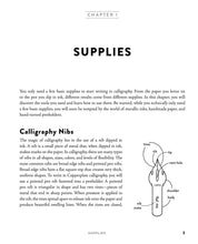 Copperplate Calligraphy Practice Book - Interior 1