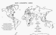 Around the World Coloring Book - Interior 1