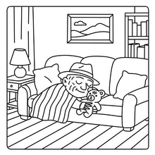 Cozy Horror Nights: A Parody Coloring Book - Interior 1
