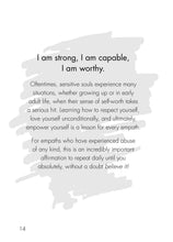 The Happy Empath's Little Book of Affirmations - Interior 1