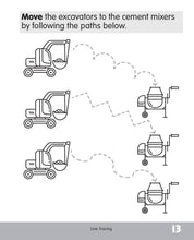 The Cars, Trucks, Trains, and Planes Pre-K Workbook - Interior 1