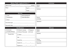 The One-Per-Page Notary Public Logbook - Interior 2