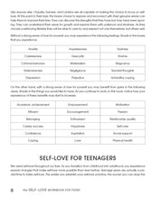 The Self Love Workbook for Teens - Interior 2
