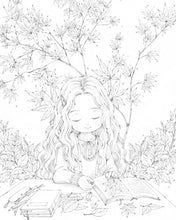 Happy Moments: Forest Girl's Coloring Book - Interior 2