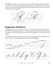 Copperplate Calligraphy Practice Book - Interior 2