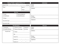 The One-Per-Page Notary Public Logbook - Interior 3