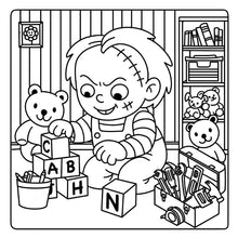 Cozy Horror Nights: A Parody Coloring Book - Interior 3