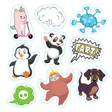 Farting Sloth (& Friends) Stickers - Interior 3