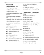 Random Tables: Cities and Towns - Interior 3