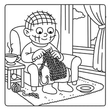 Cozy Horror Nights: A Parody Coloring Book - Interior 4