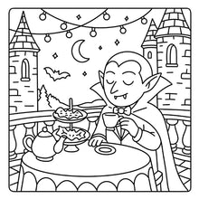 Cozy Horror Nights: A Parody Coloring Book - Interior 8