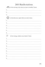 The 369 Manifestation Journal - Interior 8